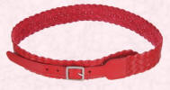 Accessorize new slim red leather obi